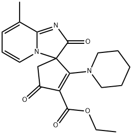 1256269-87-0 Ethyl 8'-methyl-2',4-dioxo-2-(piperidin-1-yl)-2'H-spiro[cyclopent[2]ene-1,3'-imidazo[1,2-a]pyridine]-3-carboxylate