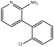 3-(2-CHLOROPHENYL)PYRIDIN-2-AMINE,1258632-95-9,结构式