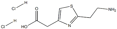 2-[2-(2-aminoethyl)-1,3-thiazol-4-yl]acetic acid dihydrochloride,1258649-92-1,结构式