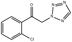 Ethanone, 1-(2-chlorophenyl)-2-(2H-tetrazol-2-yl)- Struktur