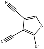 3,4-Thiophenedicarbonitrile, 2-bromo- Structure
