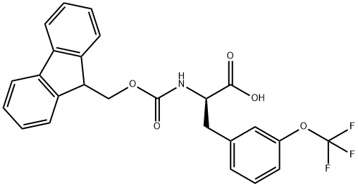 N-Fmoc-3-(trifluoromethoxy)-D-phenylalanine Structure