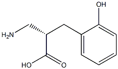 (S)-3-amino-2-(2-hydroxybenzyl)propanoicacid Structure