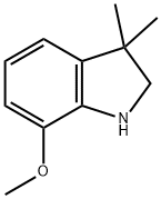 7-methoxy-3,3-dimethylindoline Structure