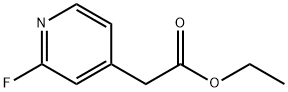 ethyl 2-(2-fluoropyridin-4-yl)acetate 化学構造式
