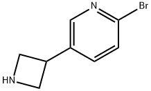 5-(azetidin-3-yl)-2-bromopyridine, 1260681-59-1, 结构式