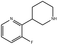 3-fluoro-2-(piperidin-3-yl)pyridine Structure