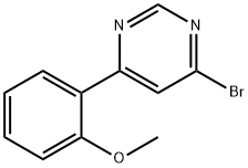 4-Bromo-6-(2-methoxyphenyl)pyrimidine Structure