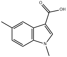 1,5-dimethyl-1H-indole-3-carboxylic acid Struktur