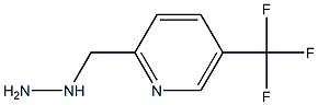 2-(Hydrazinylmethyl)-5-(trifluoromethyl)pyridine Structure