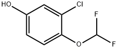 3-Chloro-4-(difluoromethoxy)phenol Structure