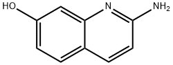 7-Quinolinol, 2-amino- Structure