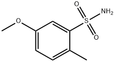 5-methoxy-2-methylbenzene-1-sulfonamide 化学構造式