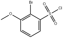 2-BROMO-3-METHOXYBENZENE-1-SULFONYL CHLORIDE Struktur