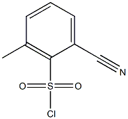 2-氰基-6-甲基苯磺酰氯,1261824-69-4,结构式