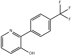 3-Hydroxy-2-(4-trifluoromethylphenyl)pyridine Structure