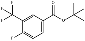 4-Fluoro-3-trifluoromethylbenzoic acid tert-butyl ester Structure