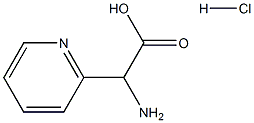 2-AMino-2-(pyridin-2-yl)acetic acid HCl 化学構造式