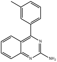 2-Amino-4-(3-tolyl)quinazoline Struktur