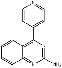 2-Amino-4-(4-pyridyl)quinazoline Struktur