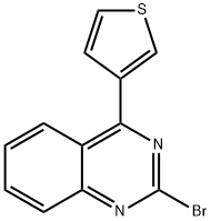 2-Bromo-4-(3-thienyl)quinazoline Struktur