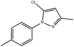 5-chloro-3-methyl-1-(4-methylphenyl)-1H-pyrazole Struktur