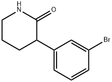 3-(3-bromophenyl)piperidin-2-one Structure