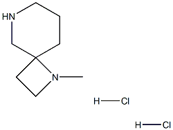 1-methyl-1,6-diazaspiro[3.5]nonane dihydrochloride Struktur