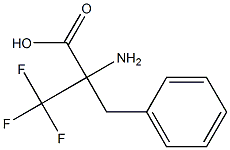 2-amino-2-benzyl-3,3,3-trifluoropropanoic acid Struktur