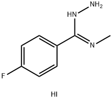 N'-amino-4-fluoro-N-methylbenzene-1-carboximidamide hydroiodide Struktur