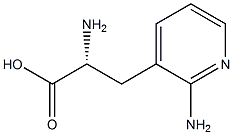 (2R)-2-AMINO-3-(2-AMINOPYRIDIN-3-YL)PROPANOIC ACID,1269836-35-2,结构式