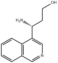 (3R)-3-AMINO-3-(4-ISOQUINOLYL)PROPAN-1-OL,1269926-48-8,结构式