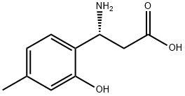 (3R)-3-AMINO-3-(2-HYDROXY-4-METHYLPHENYL)PROPANOIC ACID,1269937-83-8,结构式