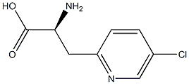 (2S)-2-AMINO-3-(5-CHLOROPYRIDIN-2-YL)PROPANOIC ACID 结构式