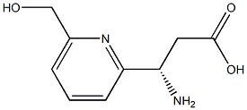 (3S)-3-AMINO-3-[6-(HYDROXYMETHYL)PYRIDIN-2-YL]PROPANOIC ACID Structure