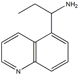 1-(QUINOLIN-5-YL)PROPAN-1-AMINE Struktur