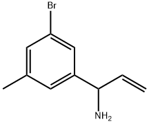1-(3-BROMO-5-METHYLPHENYL)PROP-2-EN-1-AMINE Structure