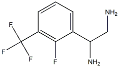 1-[2-FLUORO-3-(TRIFLUOROMETHYL)PHENYL]ETHANE-1,2-DIAMINE Structure