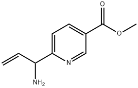 METHYL 6-(1-AMINOPROP-2-ENYL)PYRIDINE-3-CARBOXYLATE Struktur