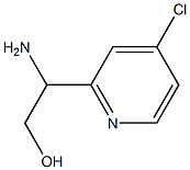 2-AMINO-2-(4-CHLOROPYRIDIN-2-YL)ETHAN-1-OL Structure