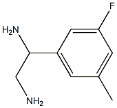 1-(3-FLUORO-5-METHYLPHENYL)ETHANE-1,2-DIAMINE Structure