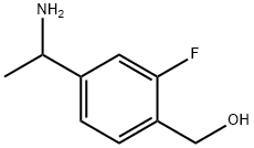 [4-(1-AMINOETHYL)-2-FLUOROPHENYL]METHANOL Struktur