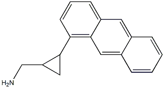 2-ANTHRYLCYCLOPROPYLMETHYLAMINE 化学構造式