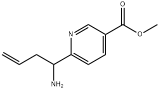 METHYL 6-(1-AMINOBUT-3-ENYL)PYRIDINE-3-CARBOXYLATE Structure