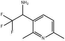 1-(2,6-DIMETHYL(3-PYRIDYL))-2,2,2-TRIFLUOROETHYLAMINE,1270474-69-5,结构式