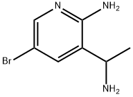 3-(1-aminoethyl)-5-bromopyridin-2-amine Structure