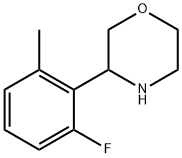 3-(2-FLUORO-6-METHYLPHENYL)MORPHOLINE Struktur