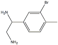 1-(3-BROMO-4-METHYLPHENYL)ETHANE-1,2-DIAMINE Structure