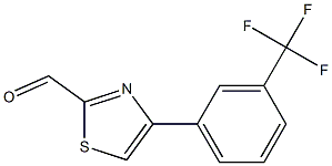 4-(3-Trifluoromethyl-phenyl)-thiazole-2-carbaldehyde Structure
