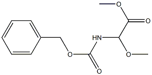 methyl 2-(benzyloxycarbonylamino)-2-methoxyacetate Structure